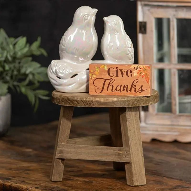 Wooden Plant Stand and Pot Holder