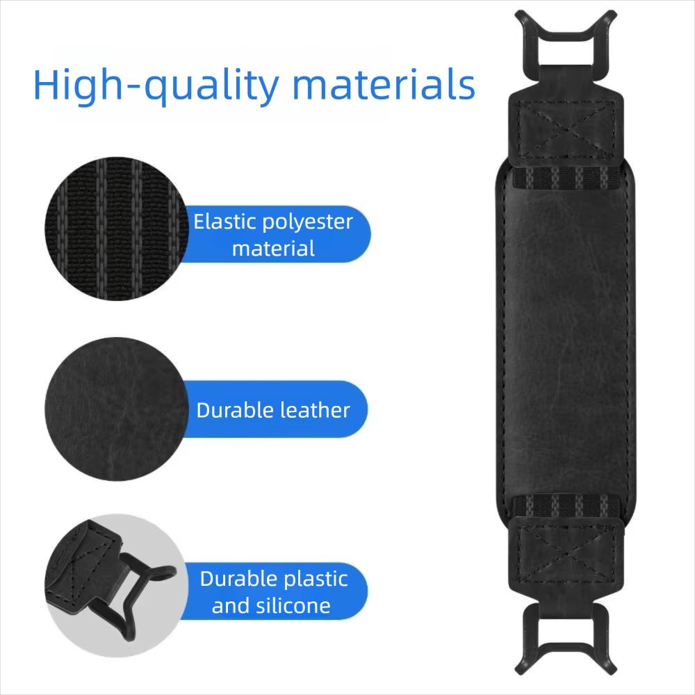 Universal Leather Tablet Hand Strap With Anti-Slip Finger Grip Holder