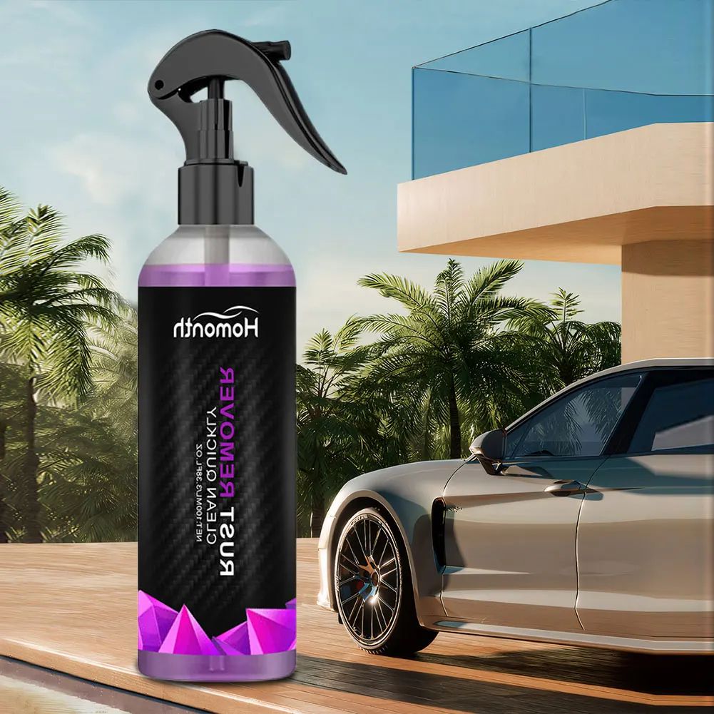 3.38 oz Car Rust Remover Spray – Iron Dust Cleaner & Paint-Safe Rust Inhibitor for Wheels & Body