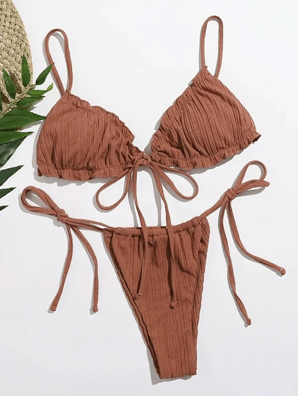 Womens Push Up Bikini Set Bandage Swimwear Two Piece Bathing Suit