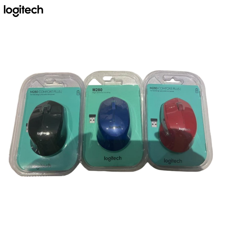 Logitech Wireless Mouse, Silent Click Ergonomic USB Design, Easy to Carry Mouse for Home, Office and Travel