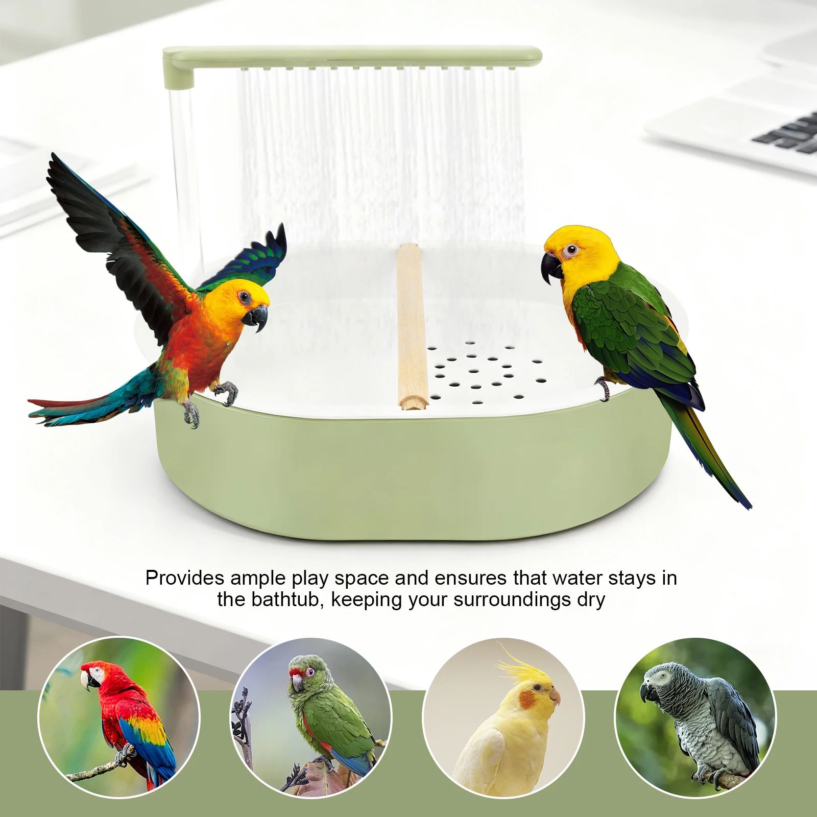 Automatic Bird Bath Fountain