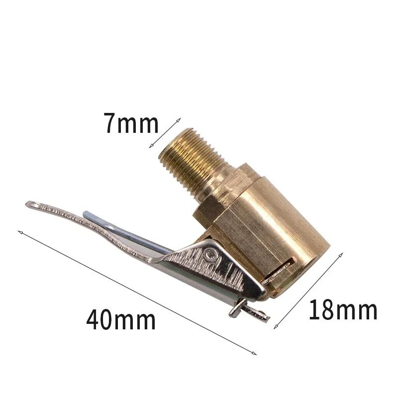 DualFlex Bicycle Pump Adapter Air Chuck Inflator Valve Connector for Bikes and Motorcycles