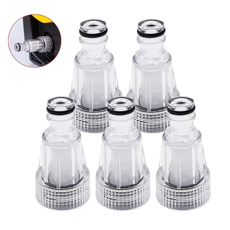 Pressure Washer Water Filter Inlet Connector With Garden Hose Adapter For Pump Protection