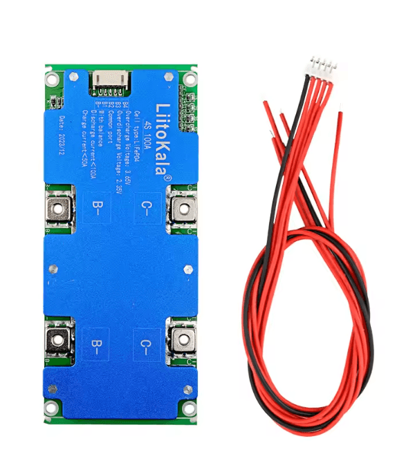LiitoPower 4S 12V 100A LiFePO4 Battery Management System with Balanced Charging