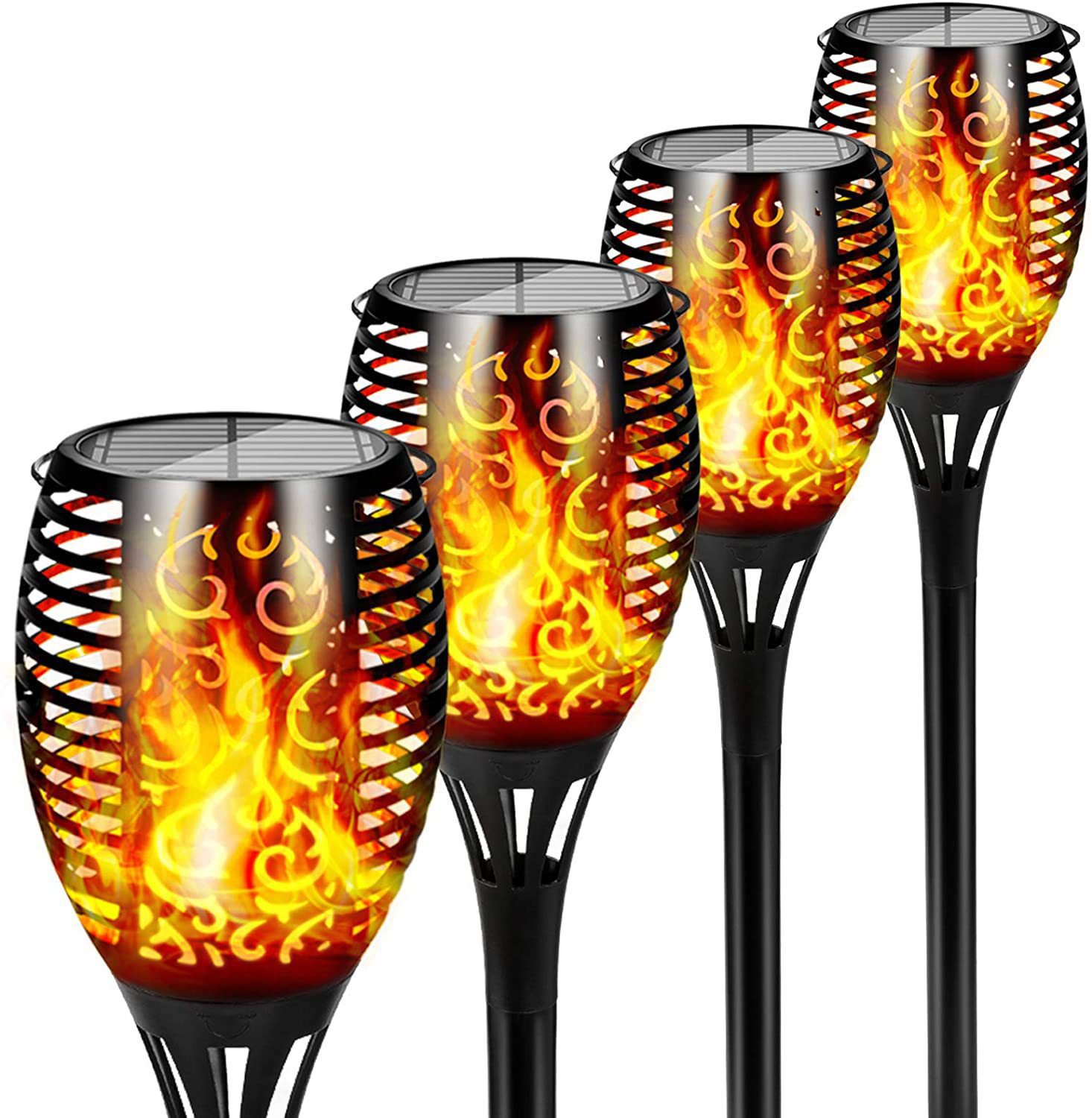 Waterproof Garden Flame Torch Light, Flickering Light for Outdoor Lawn Path Yard Patio Floor Lamp