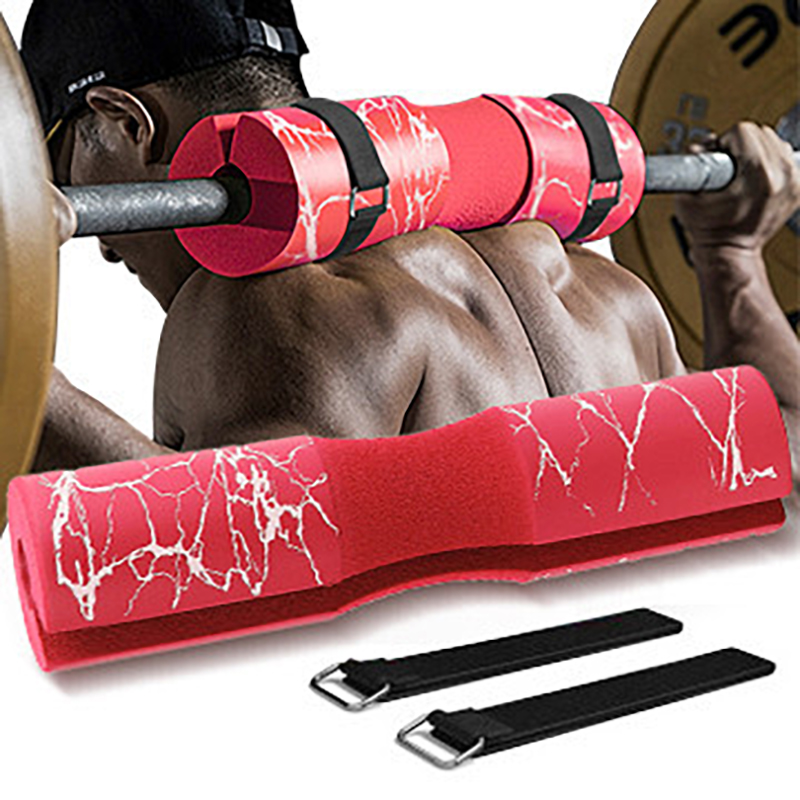 High Elastic Thickened Marble Barbell Pad Squat Shoulder Protector High Density Barbell Protective Cover