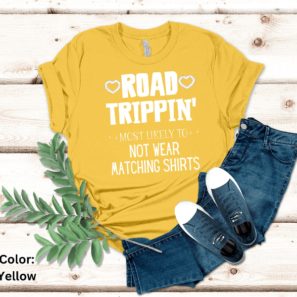 Road Trip Shirt Adventure Travel Group Matching Vacation Tee