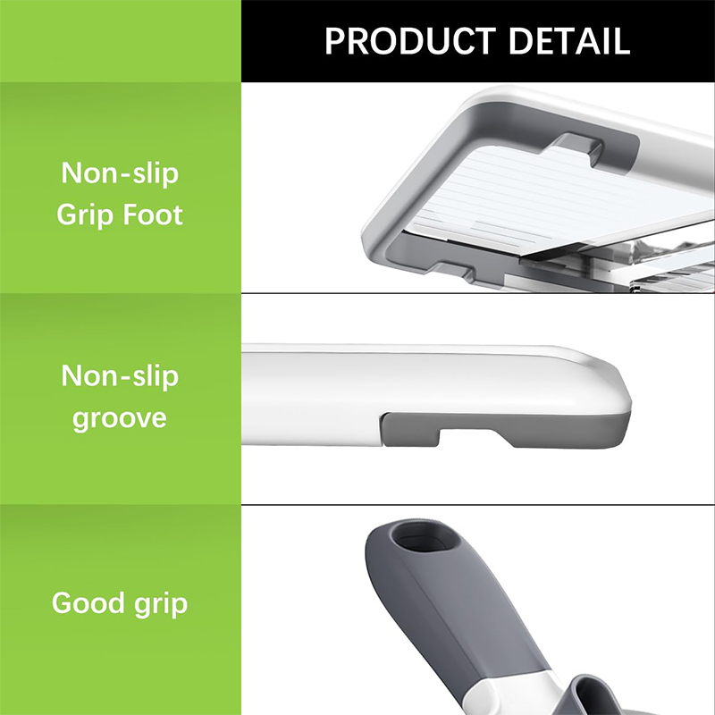 Multi Handheld Mandoline Slicer with Adjustable Stainless Steel Blade Kitchen Veggie Chopper & Cheese Grater