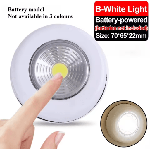 Portable LED Night Light – USB Rechargeable Bedside Ambient Lamp