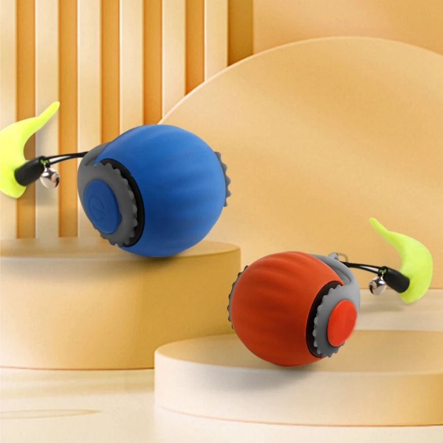 Automatic Rolling Ball Pet Toy Charging Smart Cat Dog Chase Toy
