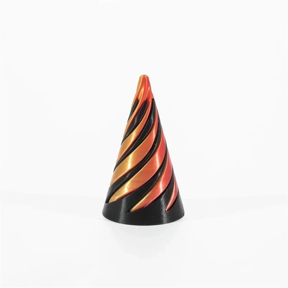 3D Spiral Cone Passthrough Sculpture