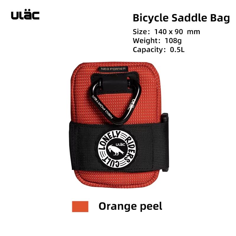 ULAC 0.5L Waterproof Bicycle Saddle Bag Shockproof Mini Rear Tail Pouch