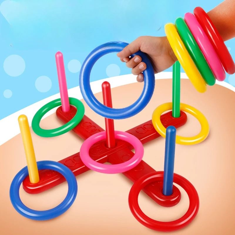 Interactive Ring Toss Training System | Professional Early Education & Pediatric Fitness Infrastructure