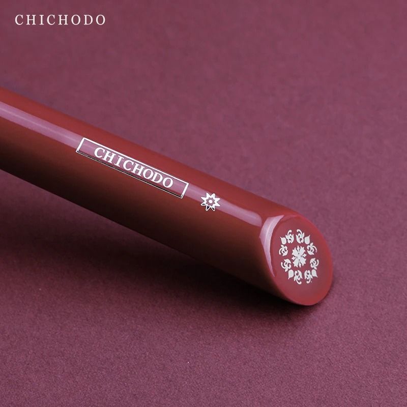 CHICHODO Luxury Eyeliner Brush Red Rose Series 005 Natural Pony Hair Professional Eye Makeup Tool