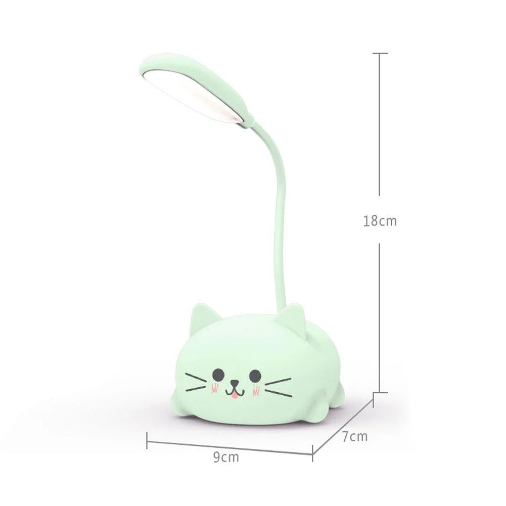 Cute Pet Pig USB Rechargeable Folding LED Night Light Bedside Study Lamp