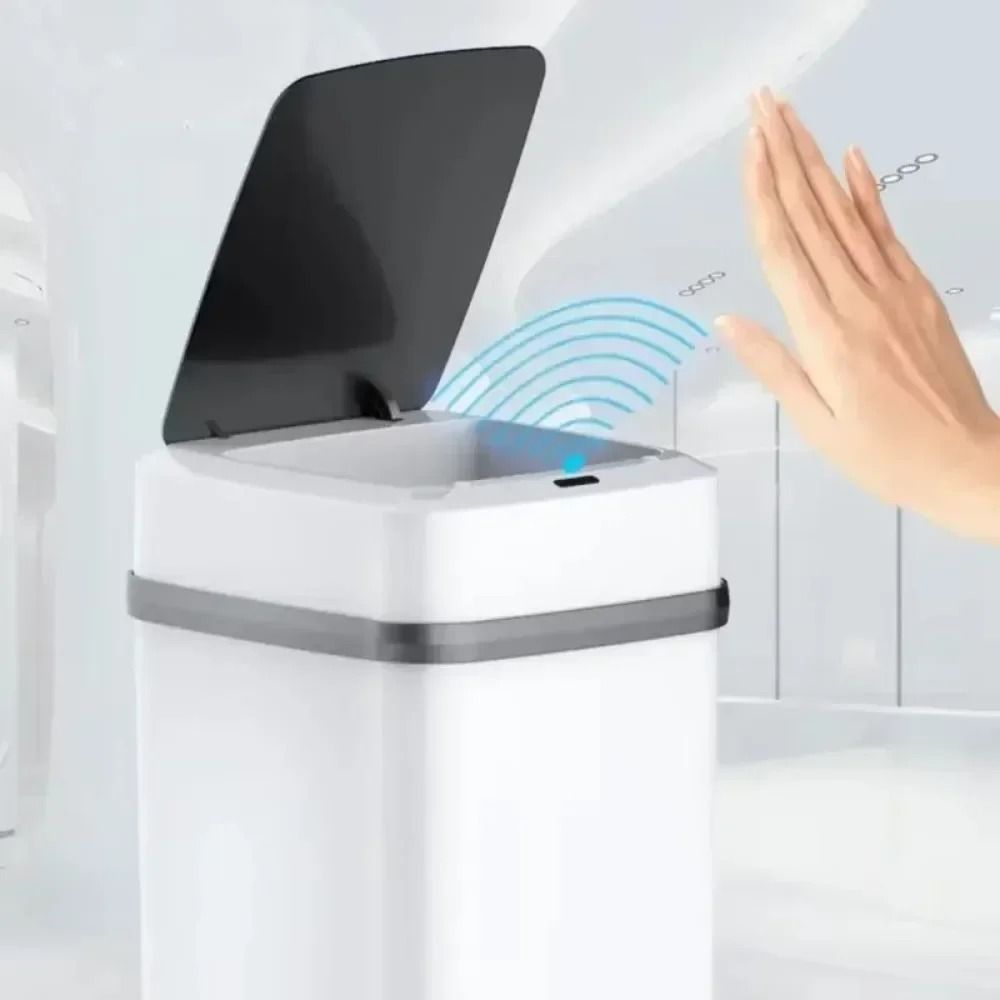 Smart Touch Kitchen Trash Can 13L With Automatic Lid
