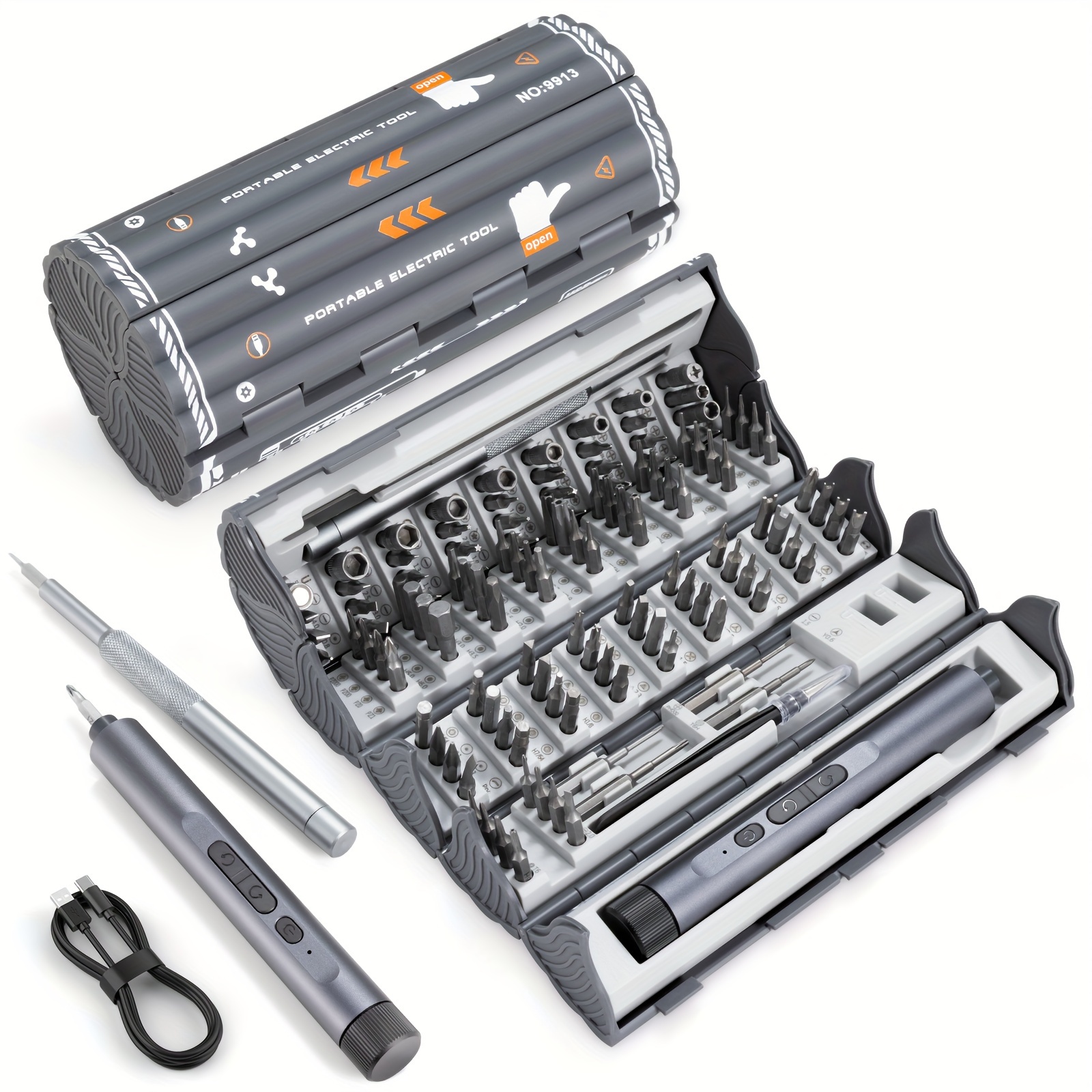 Portable Magnetic Phillips Bits Set, Durable Alloy for PC, iPhone DIY Repairs