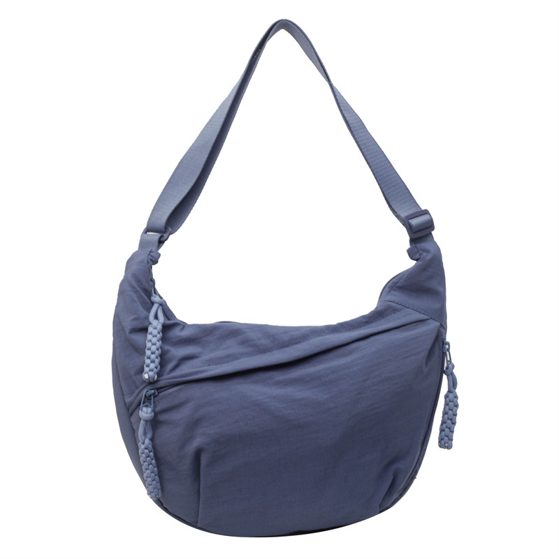 Lightweight Nylon Crossbody Bag Large Capacity Womens Messenger Shoulder Tote