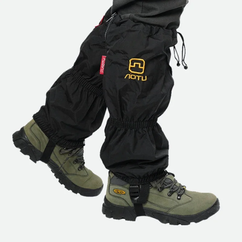 Ski Snow Cover for Hiking, Mountaineering, Cycling Leggings, Outdoor Shoes Leg Covers, Anti-Snow Anti-Sand for Men