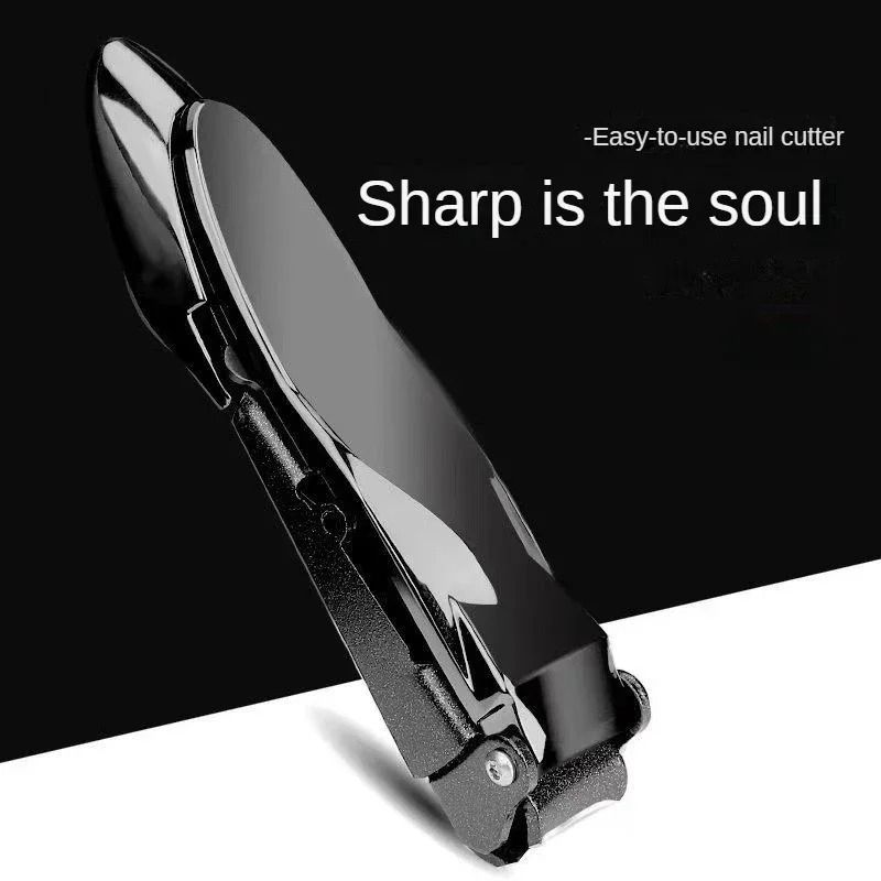 Anti-Splash Nail Clipper with Built-In Catcher