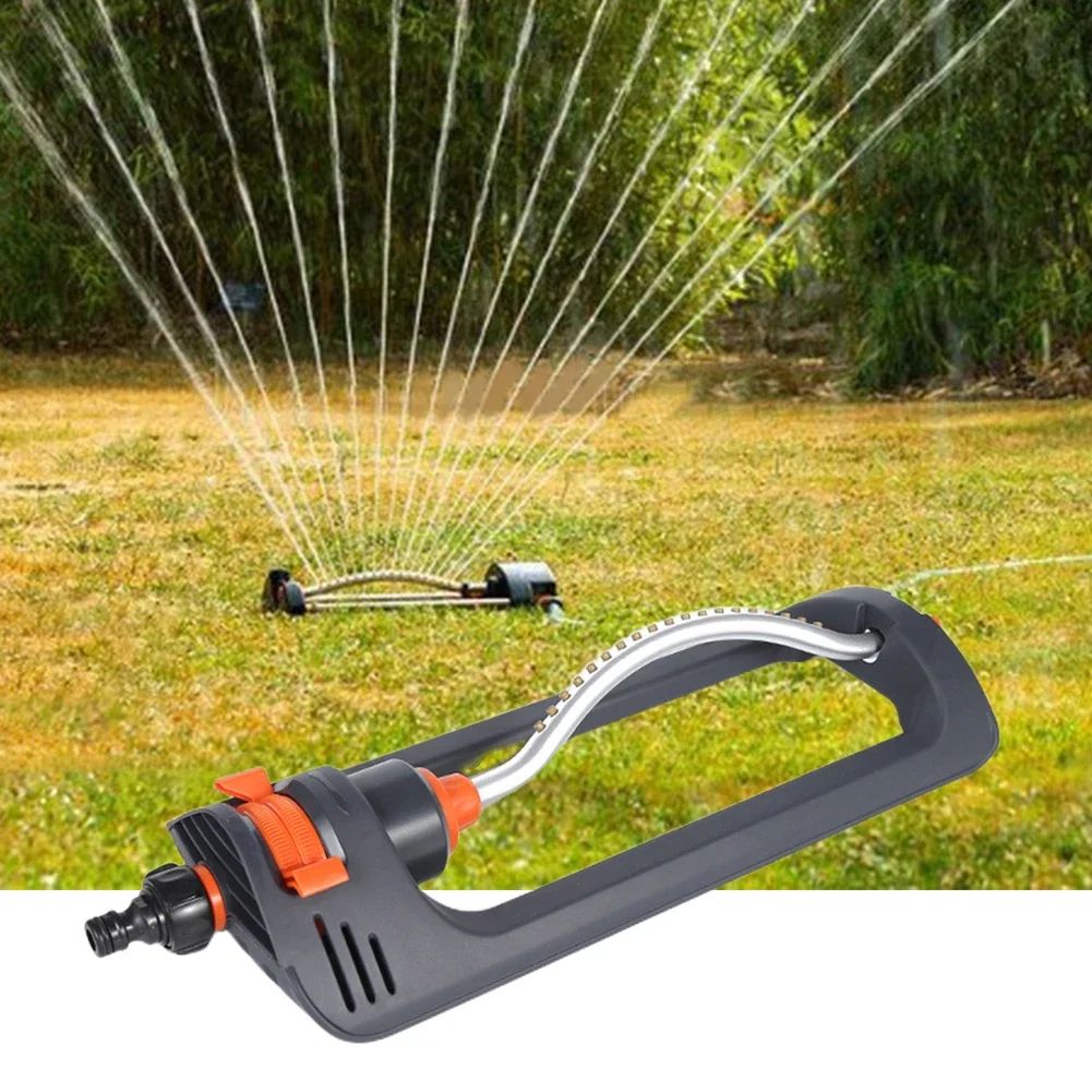 4-Mode Oscillating Lawn Sprinkler with 19 Nozzles for Wide-Coverage Yard & Garden Watering