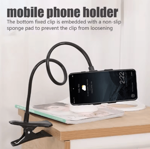 360° Flexible Phone Holder Stand – Adjustable Lazy Bed & Desk Mount (70cm)