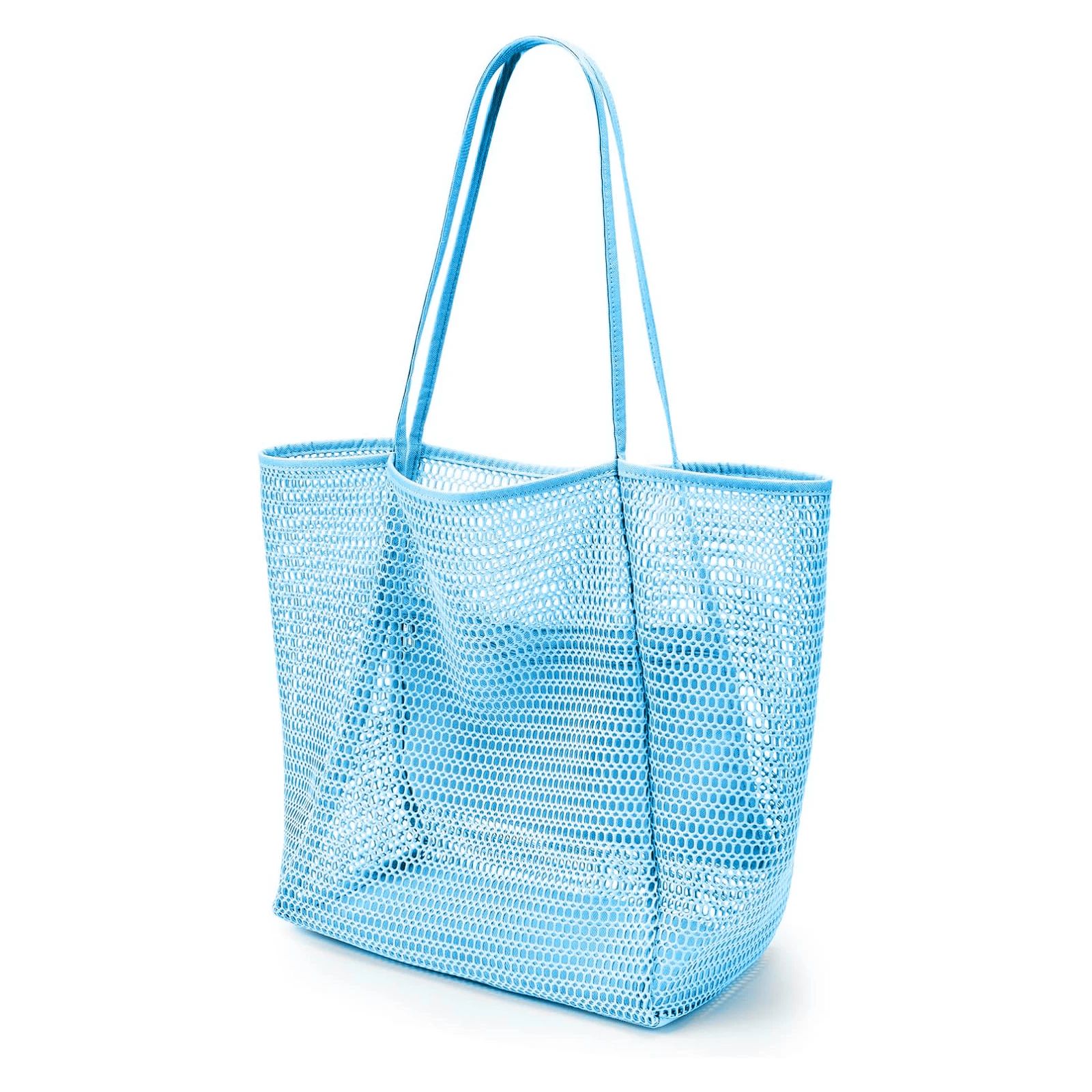Large Mesh Beach Tote Shoulder Bag