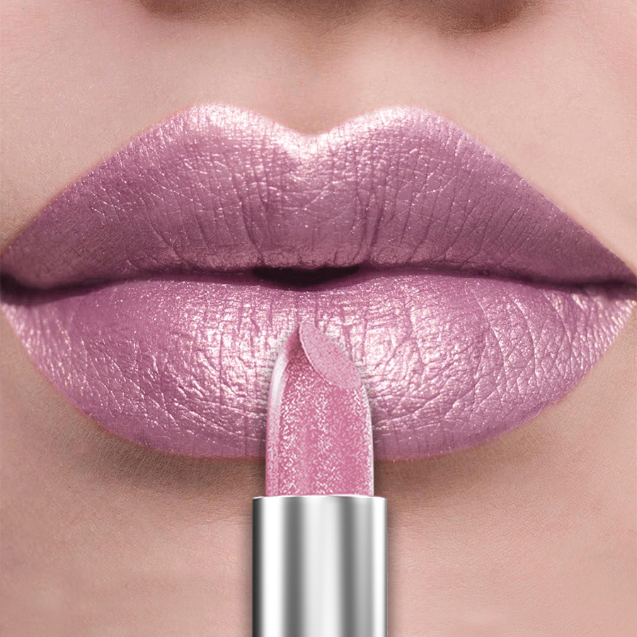 Bold Intense Glitter Metallic Lipstick Long-Lasting Pearlescent Lip Tint