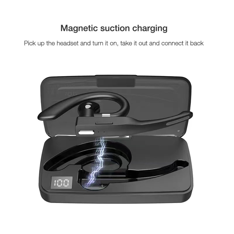 Trucker Bluetooth Headset, Dual Mic, Noise Cancelling & Hands-Free Communication