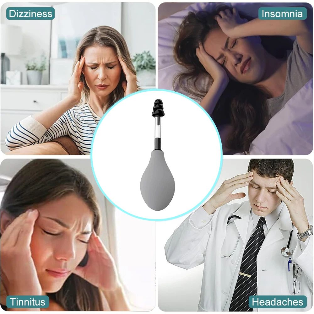 Portable Silicone Ear Pressure Tool for Tension & Headache Relief
