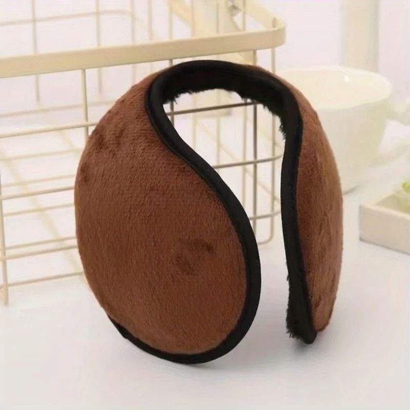 Pearl Headband Imitation Rabbit Fur Plush Earmuffs Unisex Winter Ear Warmers