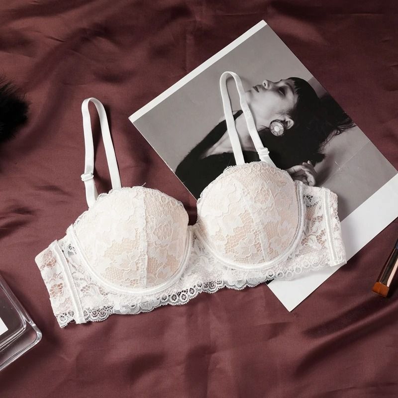 Sexy Ultra-Thin French Lace Push-Up Bra