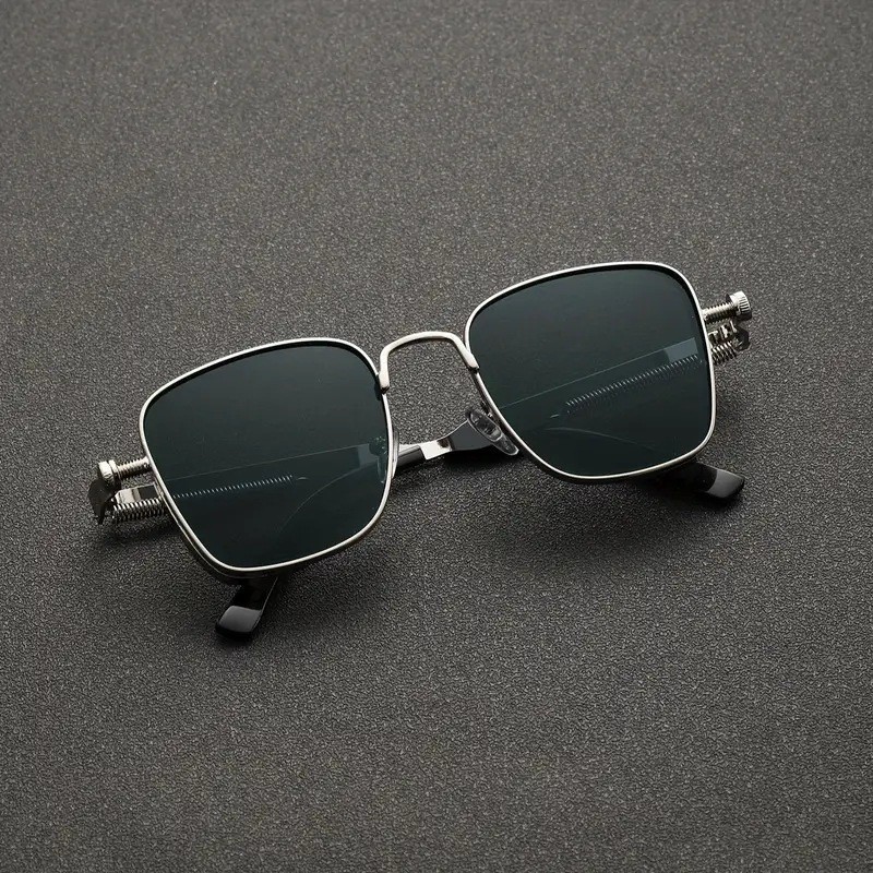 Polarized Metal Punk Sunglasses for Men UV Protection & High-Quality Fashion Trend