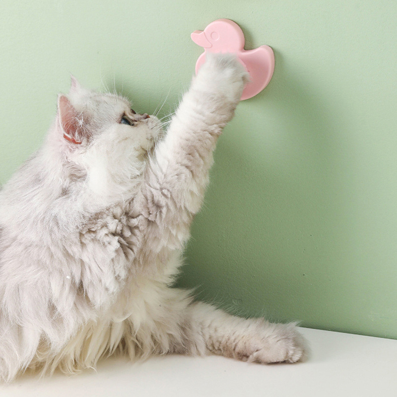 Rotatable Catnip Wall Ball: Interactive Toy for Cats, Teeth Cleaning & Hairball Removal | Freshens Breath | Natural Cat