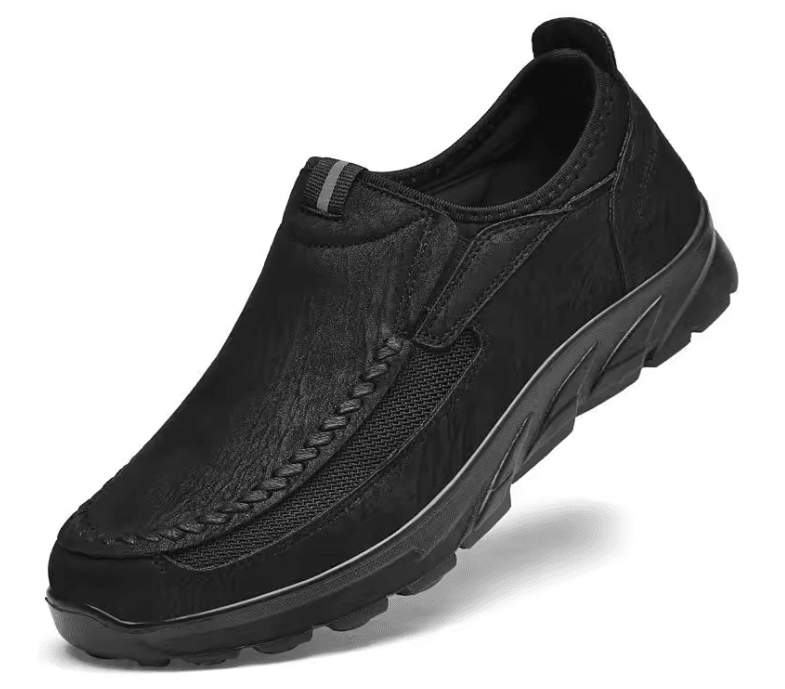 Mens Casual Loafers Breathable Handmade Retro Sneakers