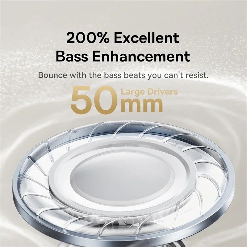 Baseus Bowie 30 Max Wireless Noise Cancelling Over Ear Headphones