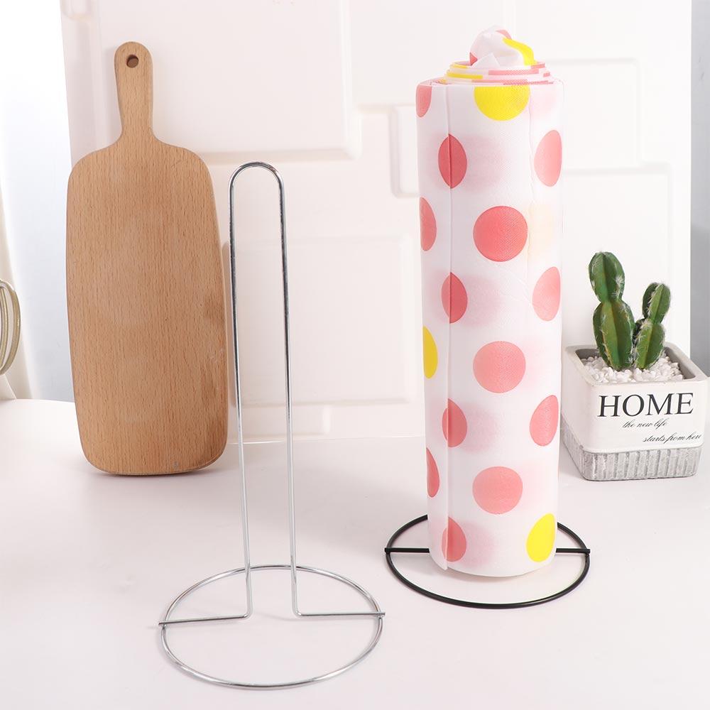 Premium Stainless Steel Paper Towel Holder, One-Handed Vertical Napkin Stand