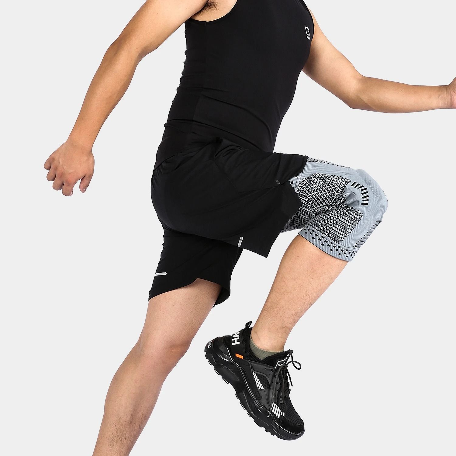 Knee Support Brace with Silicone Pads Patella Protector for Running Basketball and Sports