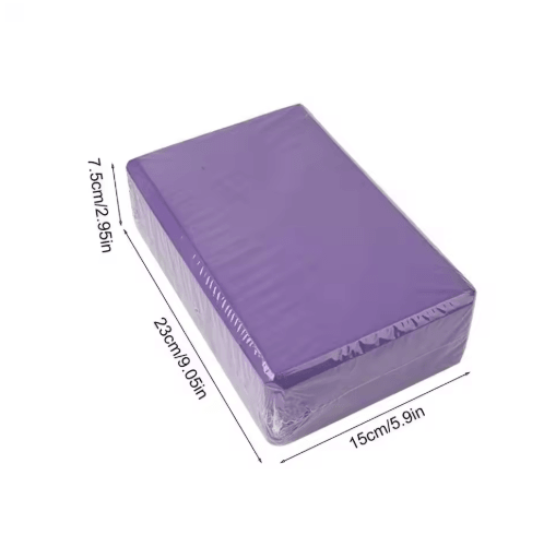 EVA Yoga Blocks – Lightweight Foam Yoga Brick for Stretching, Dance and Fitness Training