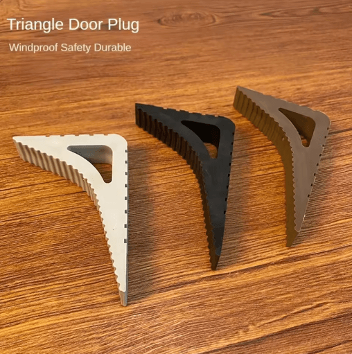 Rubber Door Stopper Reusable Anti Collision Door Wedge and Floor Block