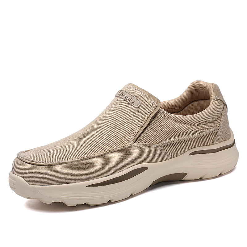 Trendy Men's Canvas Shoes, Comfortable Breathable Loafers, Casual Walking Sports Shoes for Men
