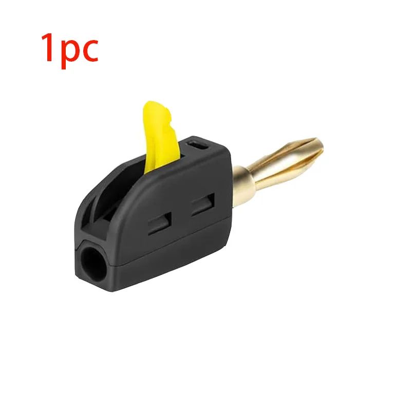 Gold-Plated 32A Banana Plug Connectors – Solderless High-Current Audio & Speaker Plugs
