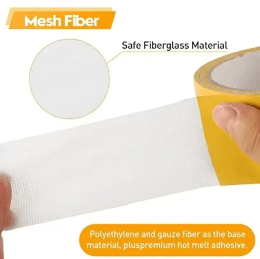 Super-Thin Heavy-Duty Double-Sided Mesh Adhesive Tape