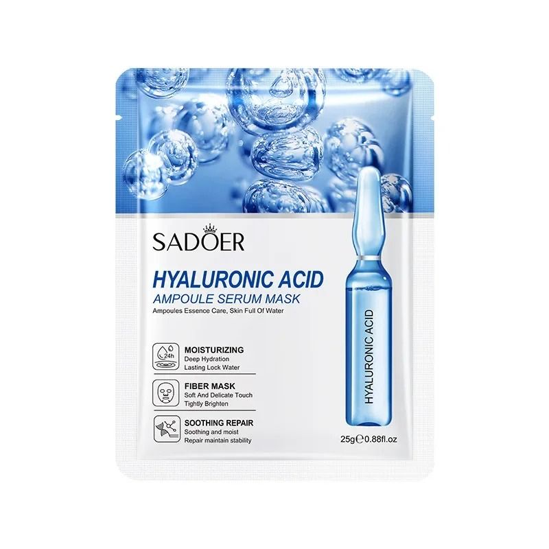 SADOER Hyaluronic Acid Firming and Hydrating Facial Mask 10pcs