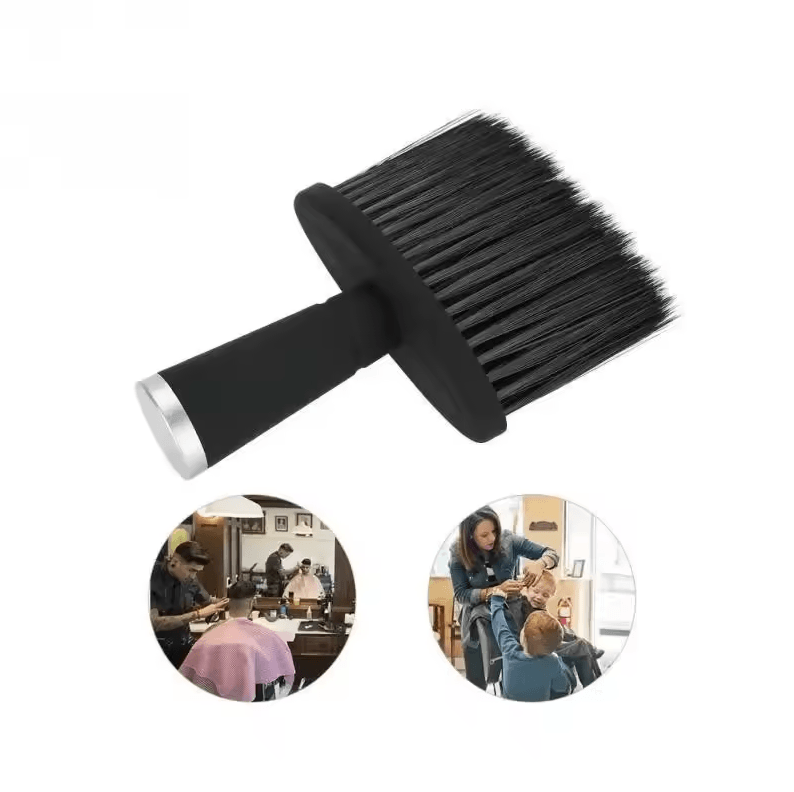 Professional Soft Neck Face Duster Brush – Barber Hair & Beard Cleaning Brush for Salon Styling