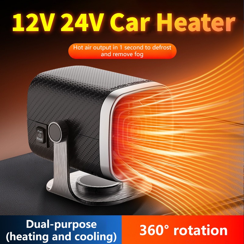 Portable Car Heater Windshield Defroster Quick Heat Demister Winter Driving Essential