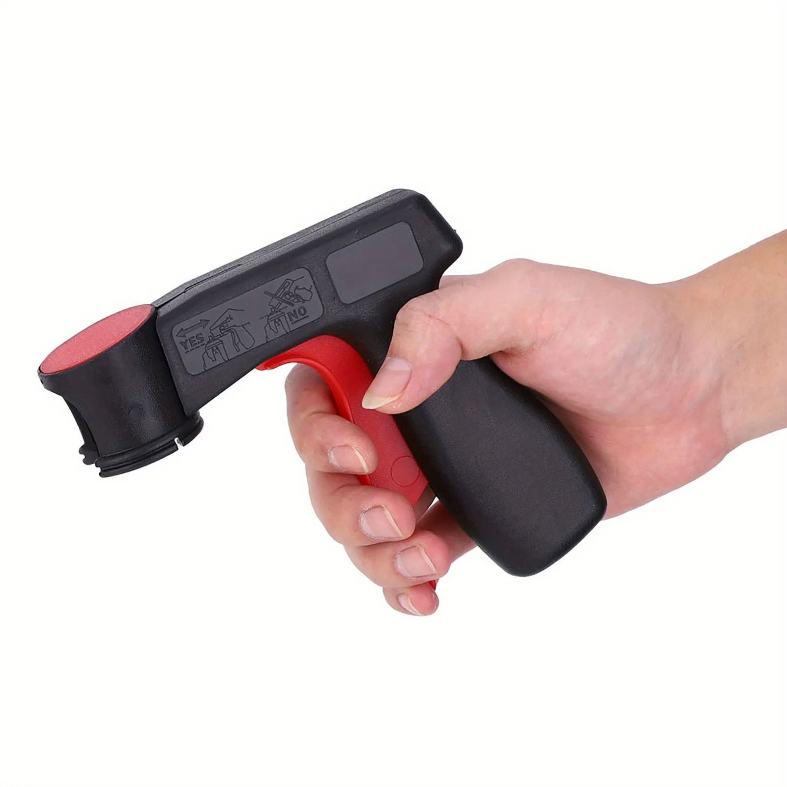 Ergonomic Paint Spray Handle Aerosol Trigger Adapter with Lock