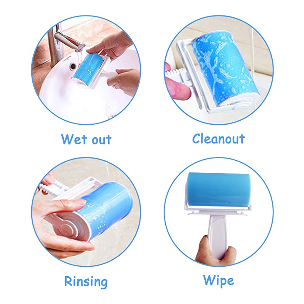 Roll Master Gel Washable Reusable Lint Roller