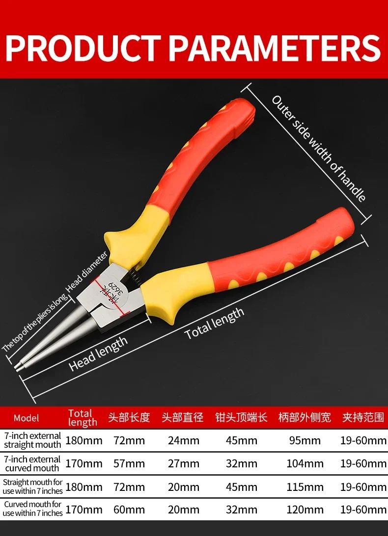 BAOLIAN Multifunctional Circlip Pliers